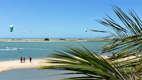 Kitesurfen lernen: In der Ilha do Guajiru findest Du top Lernbedingungen