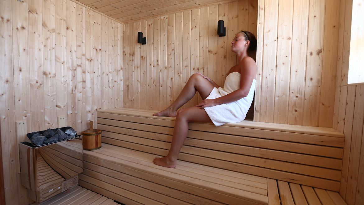 Langebaan: Sauna im Kitehotel