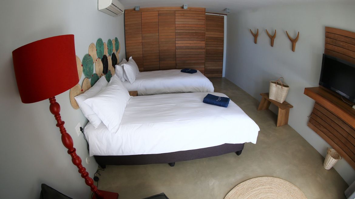 Langebaan: Die Standardzimmer sind auch mit Twin-Betten möglich