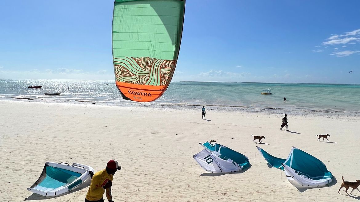 Sansibar: Am Surfhotel befindet sich eine weitere Station, die neu eröffnet wurde Sansibar: Am Surfhotel befindet sich eine weitere Station, die neu eröffnet wurde