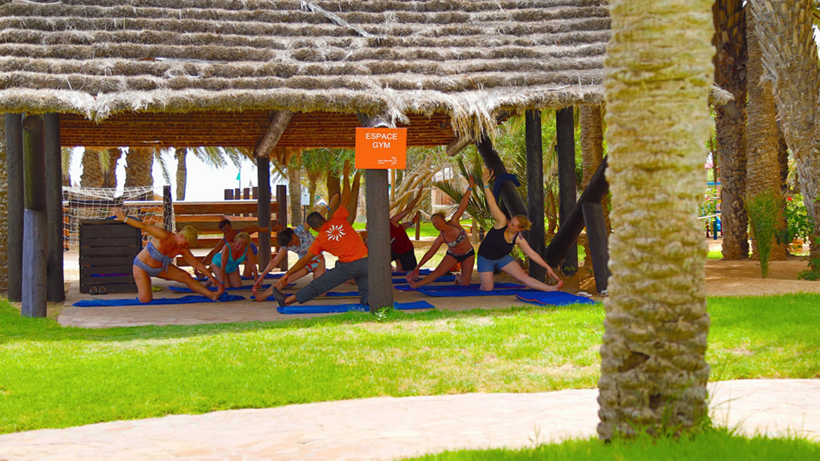 Djerba-Zarzis: Sport am Morgen im Komforthotel Djerba-Zarzis: Sport am Morgen im Komforthotel