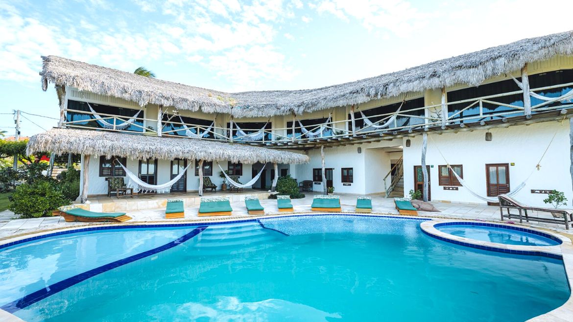 Ilha do Guajiru: Ansicht des Kitehauses Ilha do Guajiru: Ansicht des Kitehauses