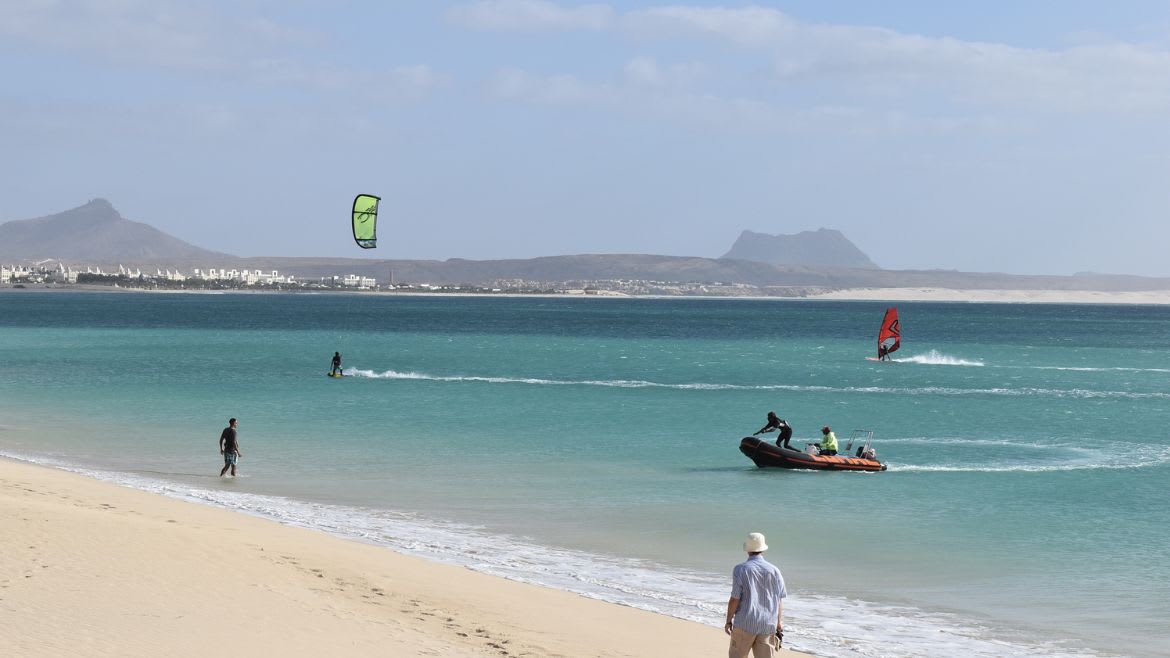 Boa Vista: Atemberaubende Aussicht an der Kite- und Wing/Windsurf Station Boa Vista: Atemberaubende Aussicht an der Kite- und Wing/Windsurf Station