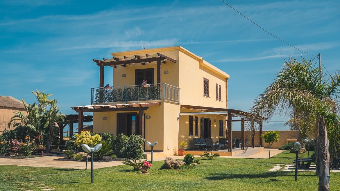 Marsala: Außenanssicht des Kitehauses