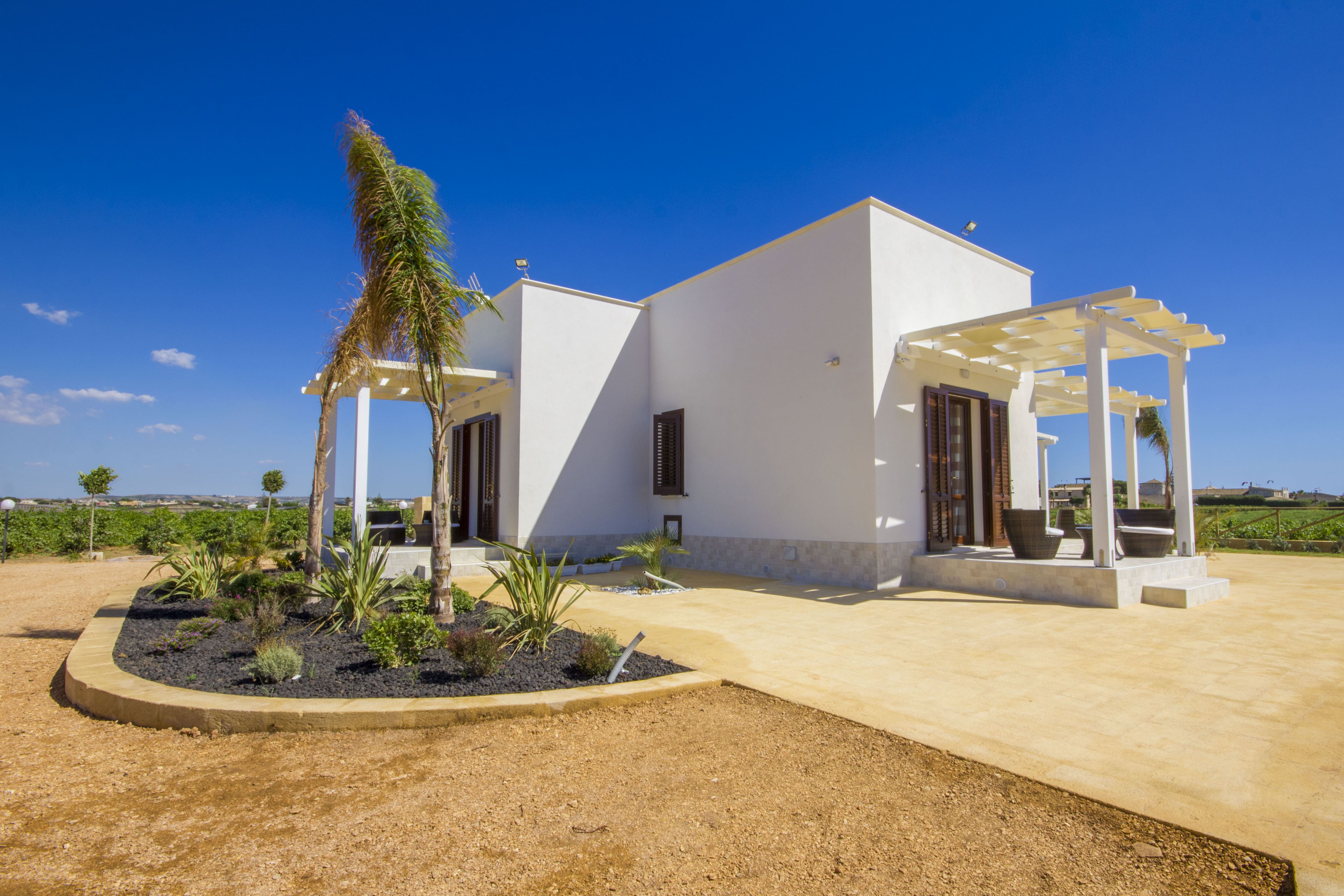 Marsala: Außenbereich der Kitevilla