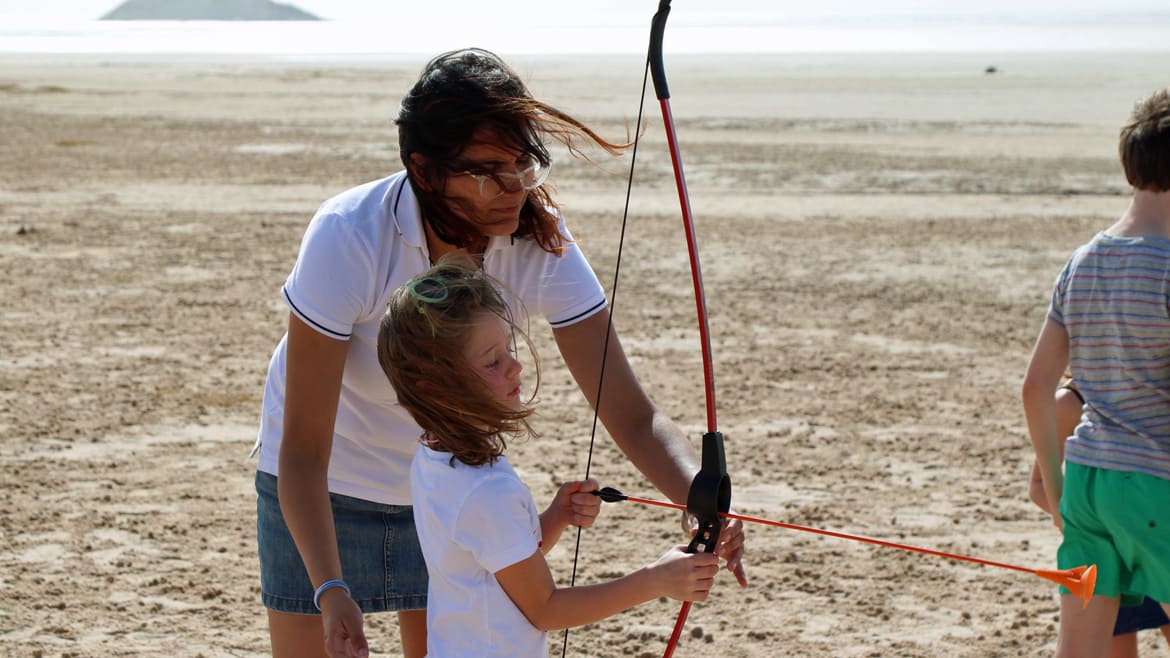 Dakhla: Auch Kinder kommen im Surfhotel auf ihre Kosten Dakhla: Auch Kinder kommen im Surfhotel auf ihre Kosten