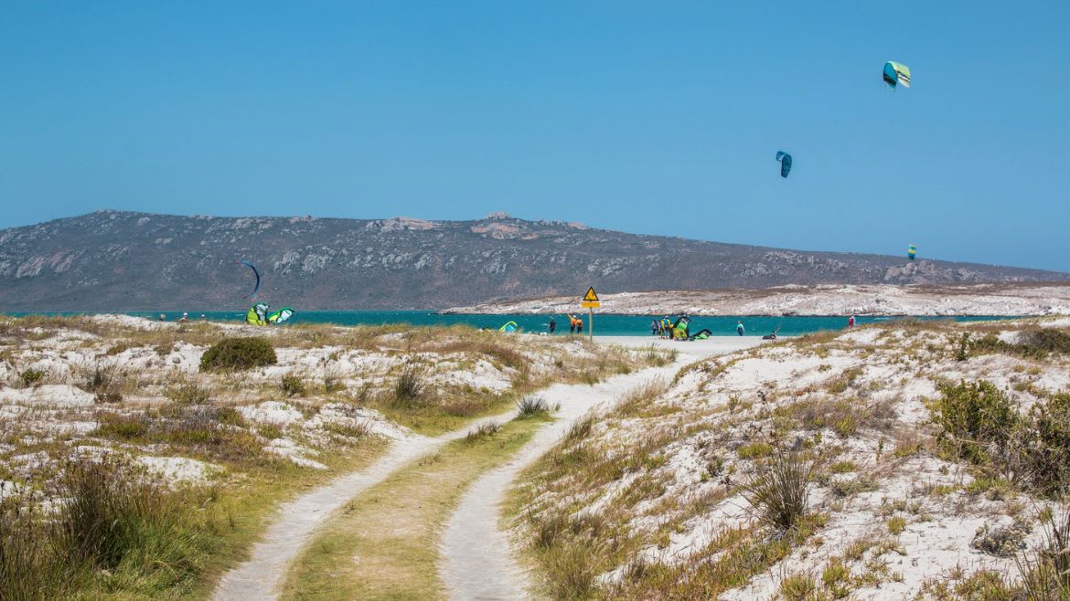 Langebaan: Auf dem Weg zur Sharks Bay Langebaan: Auf dem Weg zur Sharks Bay
