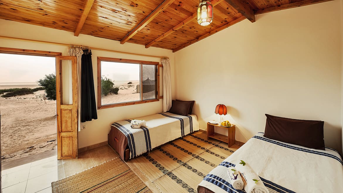 Dakhla: Ausblick vom Standard Bungalow