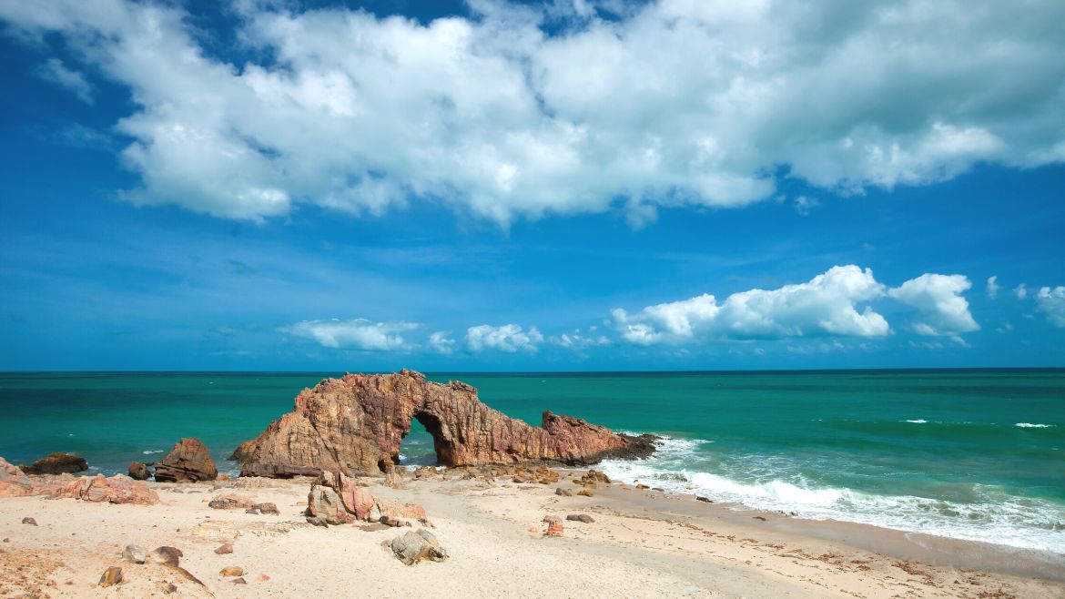 Ilha do Guajiru: Jericoacoara, ist bekannt für seine wunderbaren Strände Ilha do Guajiru: Jericoacoara, ist bekannt für seine wunderbaren Strände