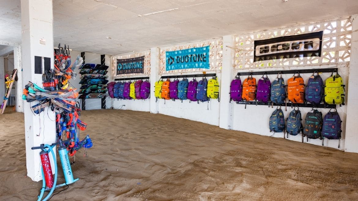 Ausreichend Material an der Station