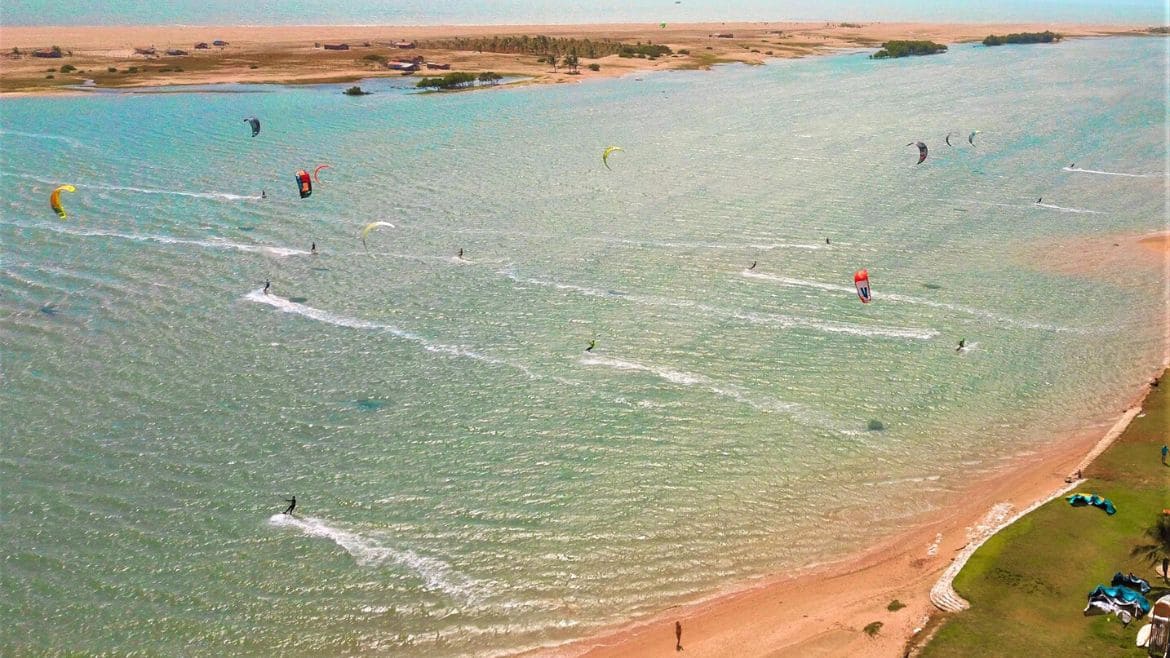 Ilha do Guajiru: Ausreichend Platz in der Lagune