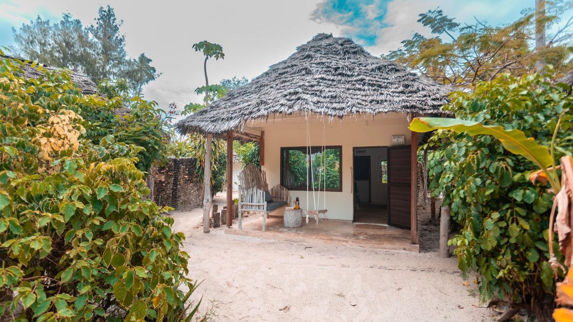 Außenansicht der Strand Bungalows