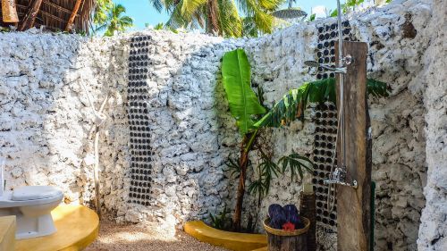 Sansibar: Outdoor Badezimmer Sansibar: Outdoor Badezimmer