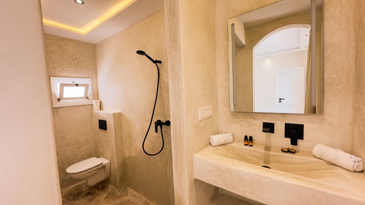 Dakhla: Badezimmer der Standard Bungalows Dakhla: Badezimmer der Standard Bungalows