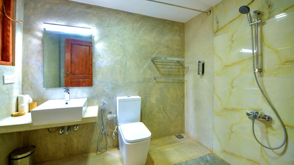 Kalpitiya: Badezimmer der Doppelzimmer Kalpitiya: Badezimmer der Doppelzimmer