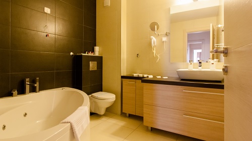 Ulcinj: Badezimmer des VIP Appartement Ulcinj: Badezimmer des VIP Appartement