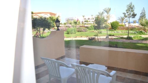 El Naaba: Terrasse des Doppelzimmer El Naaba: Terrasse des Doppelzimmer