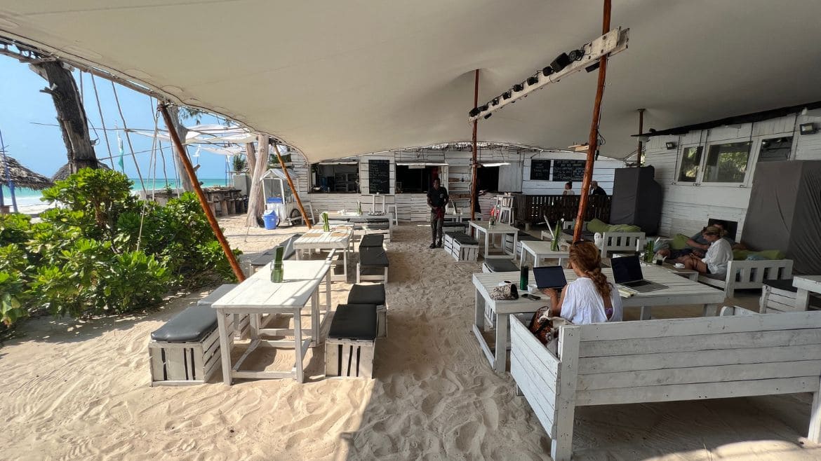 Sansibar: Bar- und Restaurant direkt neben der Station Sansibar: Bar- und Restaurant direkt neben der Station