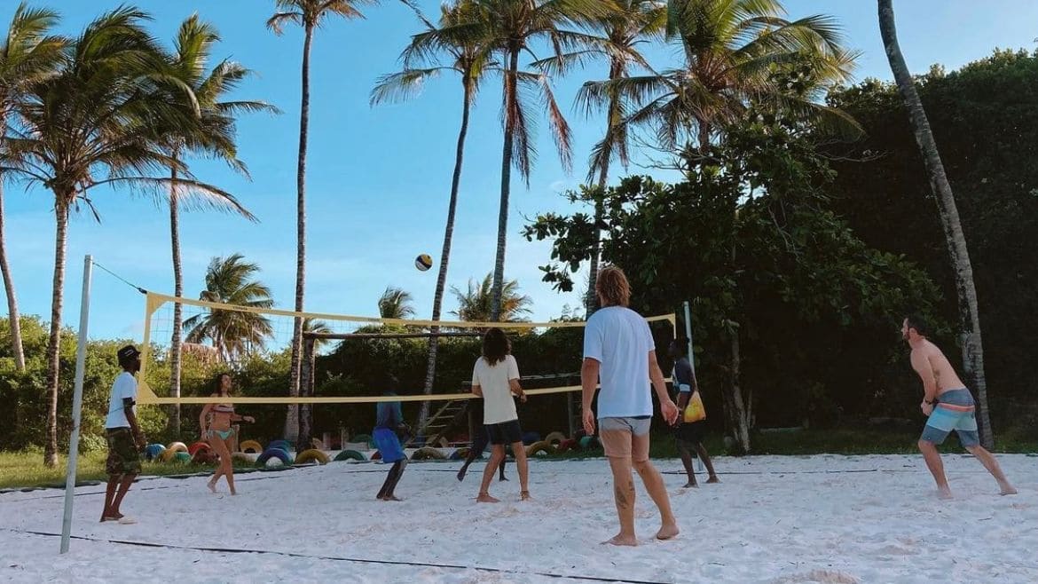 Kilifi: Beachvolleybal im Gartenbereich Kilifi: Beachvolleybal im Gartenbereich