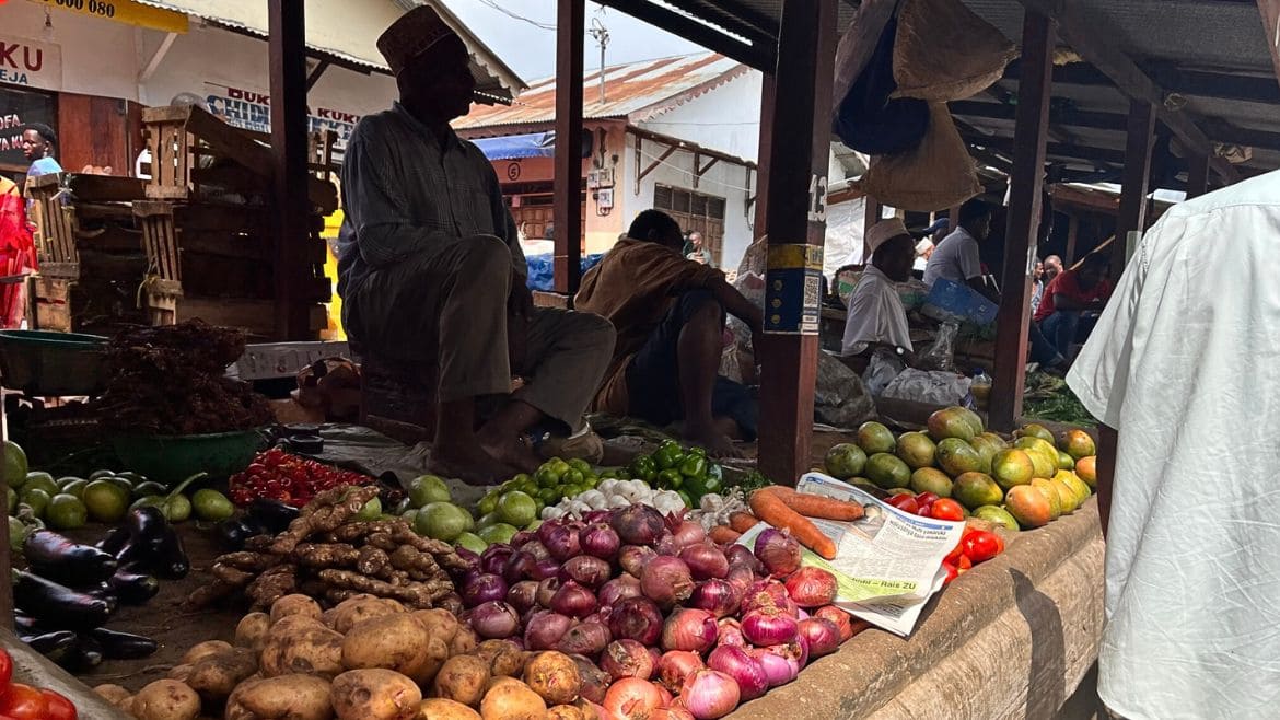 Besuch eines Marktes in Stone Town