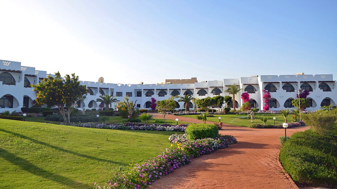 El Naaba: Blick auf das Komforthotel El Naaba