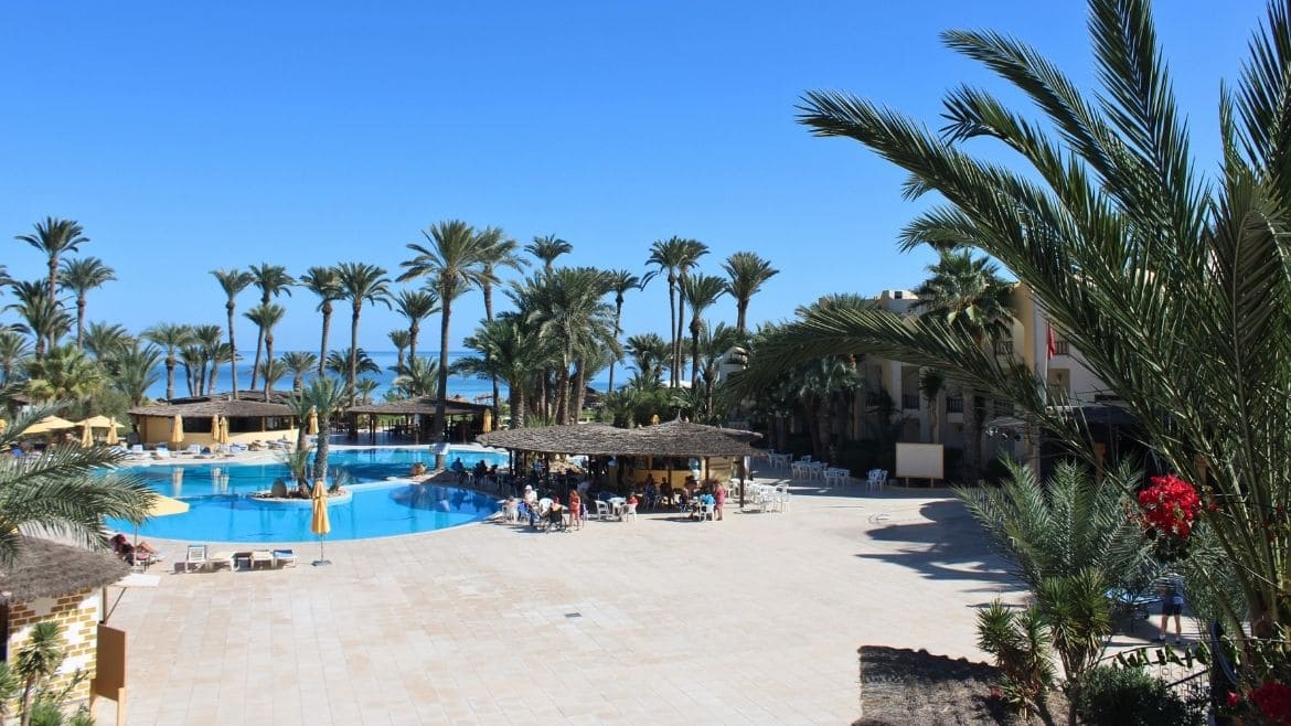 Zarzis: Blick auf den Außenbereich