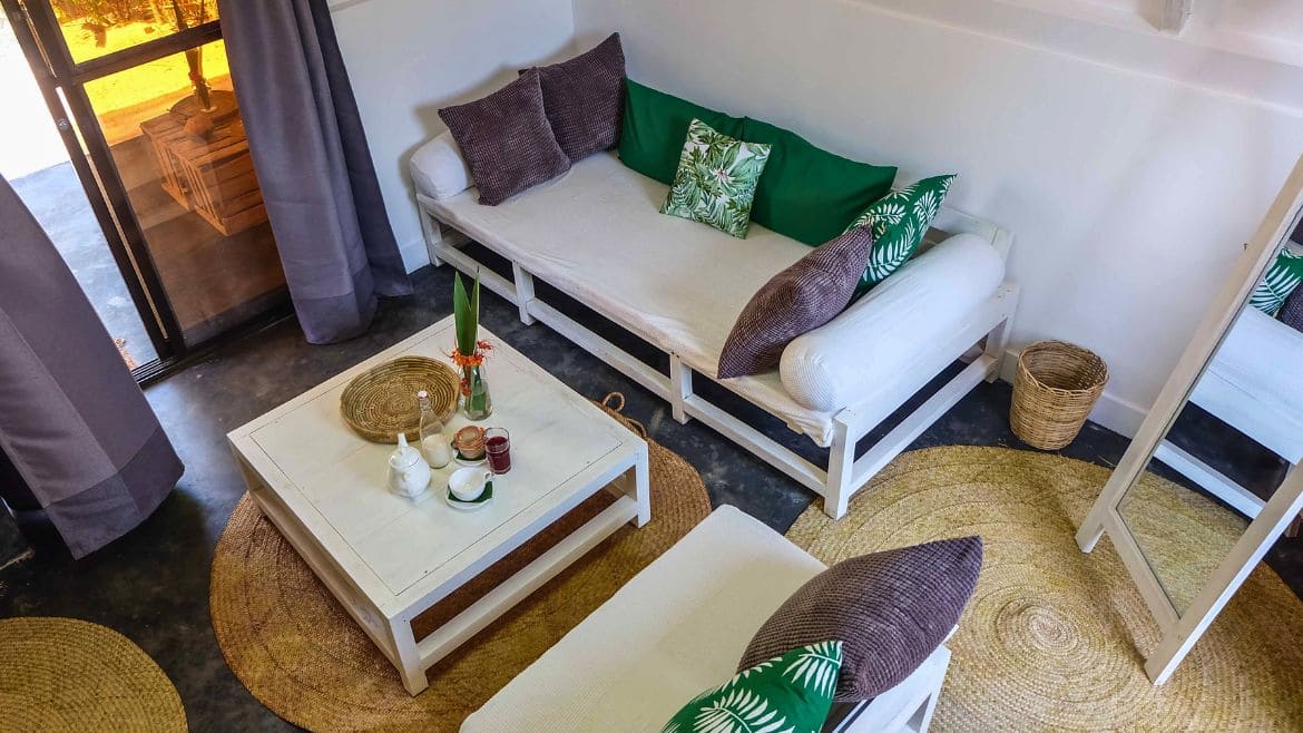 Blick Wohnbereich Cottage Blick Wohnbereich Cottage