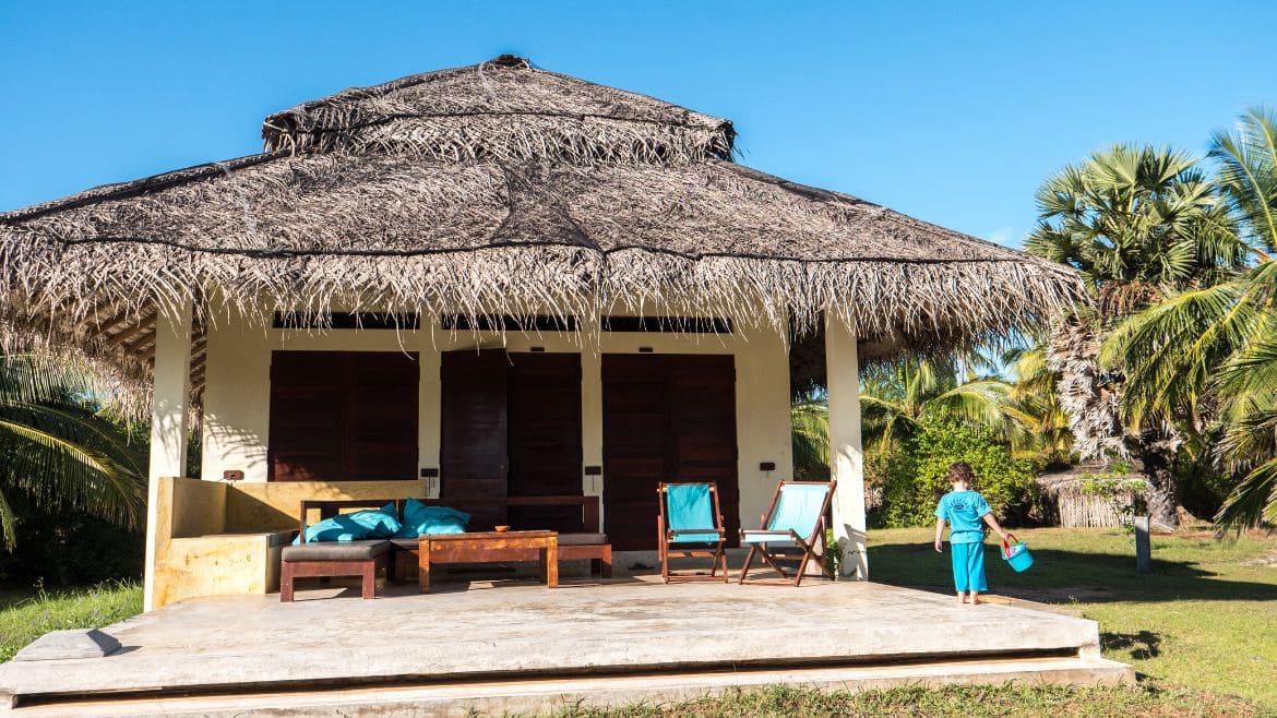 Kappalady: Die Bungalows verfügen über eine Terrasse mit tollem Blick Kappalady: Die Bungalows verfügen über eine Terrasse mit tollem Blick