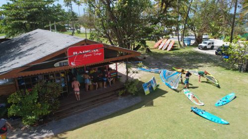 Tobago: Blick auf die Station Tobago: Blick auf die Station