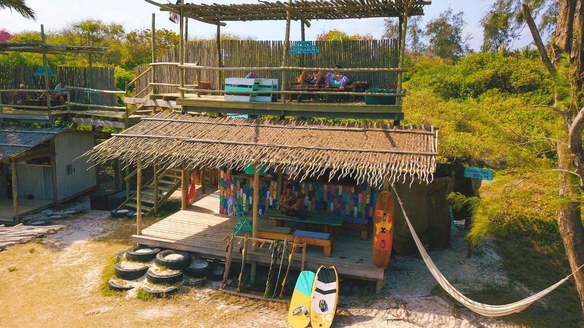 Kilifi: Blick auf die Kitesurf Station