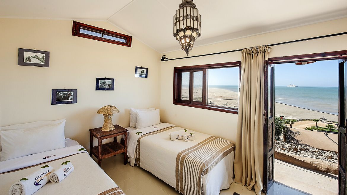 Dakhla: Das Comfort Bungalow im Surfhotel 