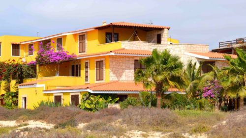 Boa Vista: Blick auf die Surflodge Boa Vista