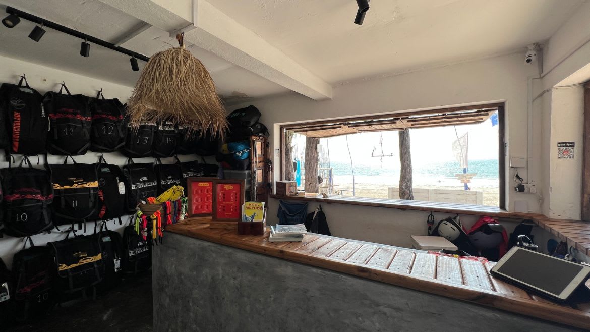 Sansibar: Blick aus der Station aus Sansibar: Blick aus der Station aus