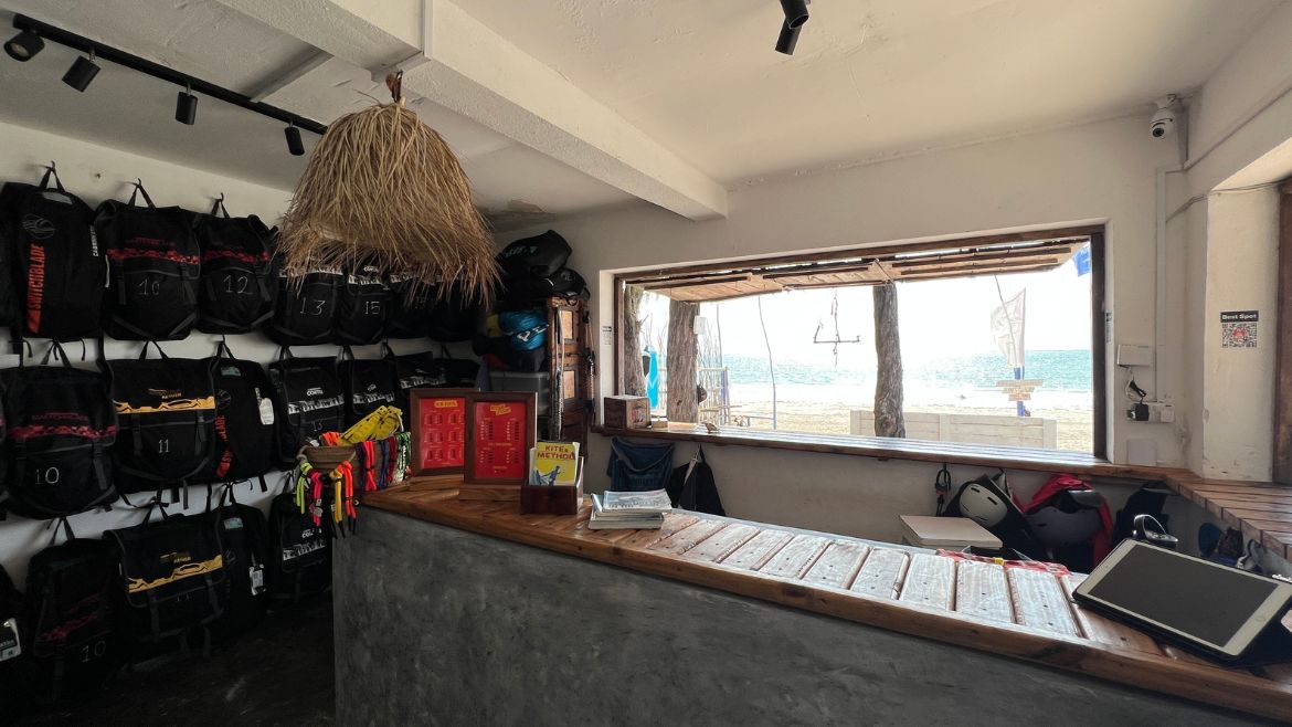 Sansibar: Blick aus der Station aus Sansibar: Blick aus der Station aus