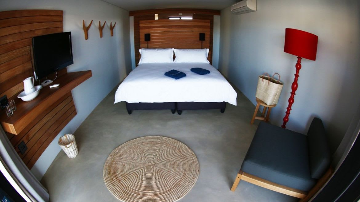 Langebaan: Blick in das Standardzimmer Langebaan: Blick in das Standardzimmer