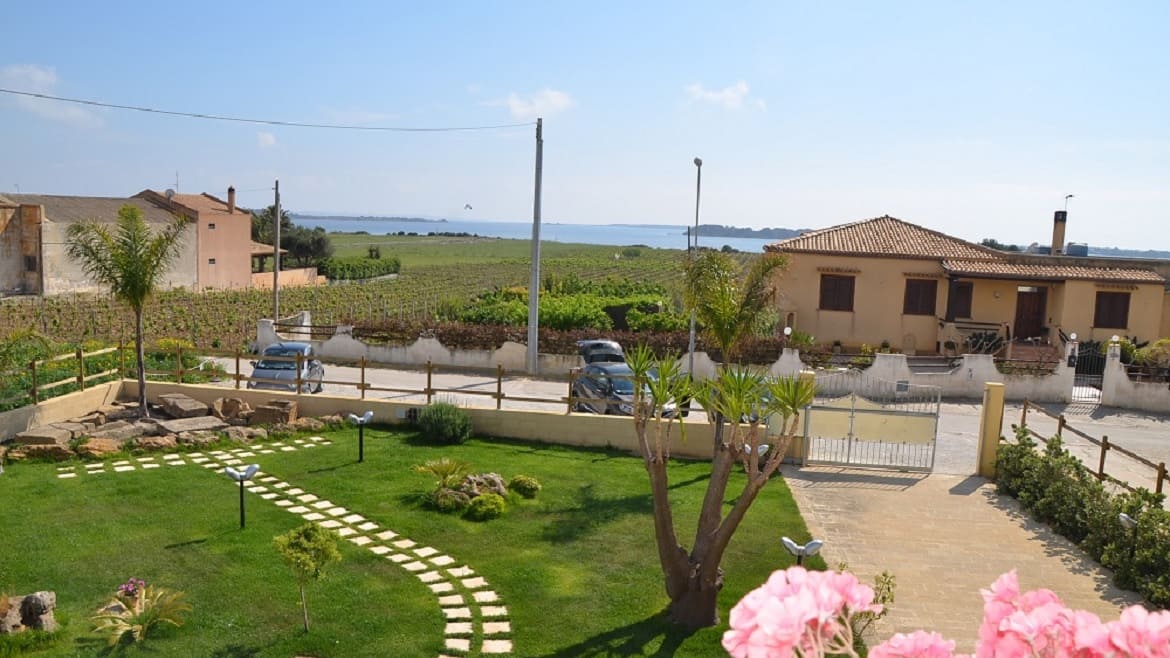 Marsala: Blick vom Balkon des Kitehauses Marsala: Blick vom Balkon des Kitehauses
