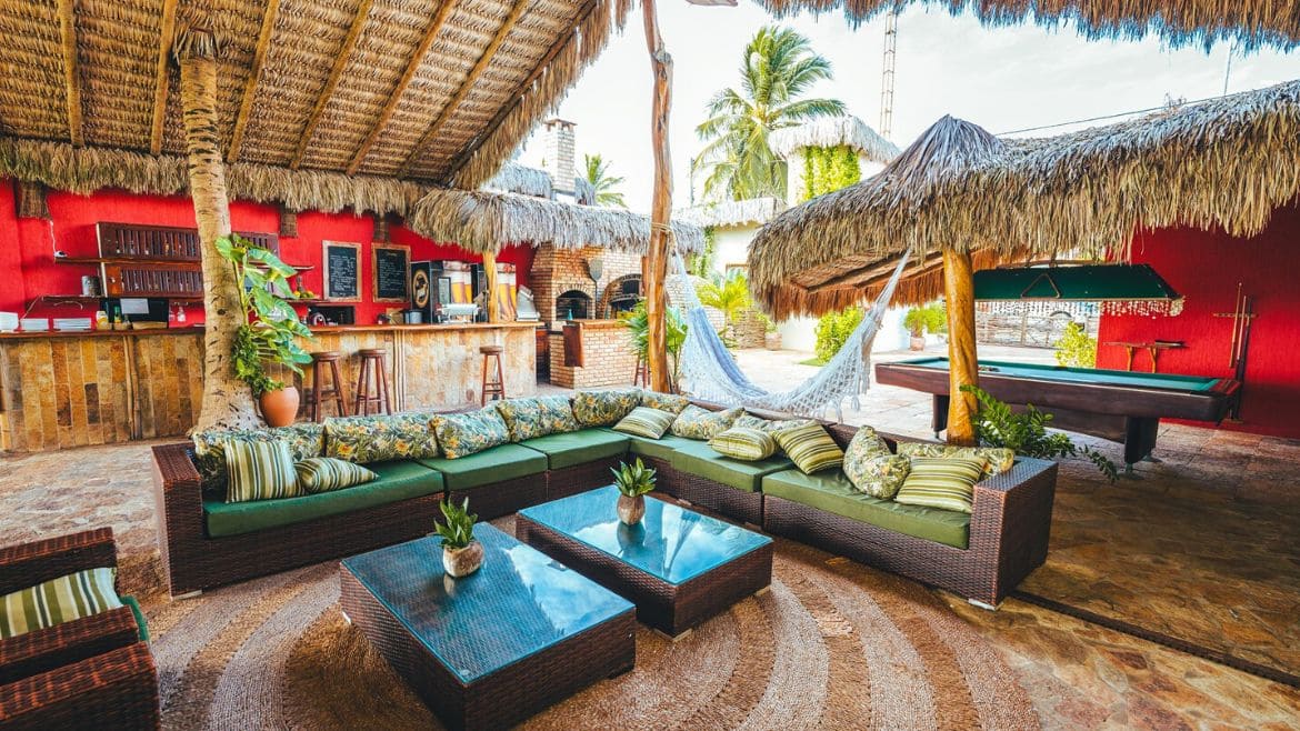 Ilha do Guajiru: Chillout-Bereich Ilha do Guajiru: Chillout-Bereich