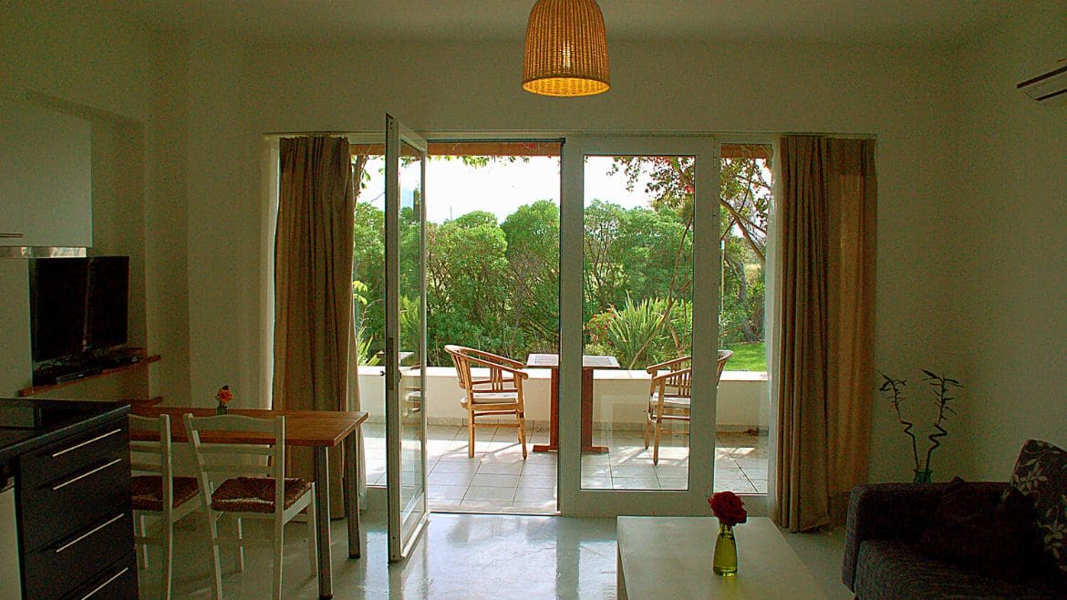 Naxos: Das 40 qm² große Deluxe Appartement der Surfer Appartements Naxos: Das 40 qm² große Deluxe Appartement der Surfer Appartements