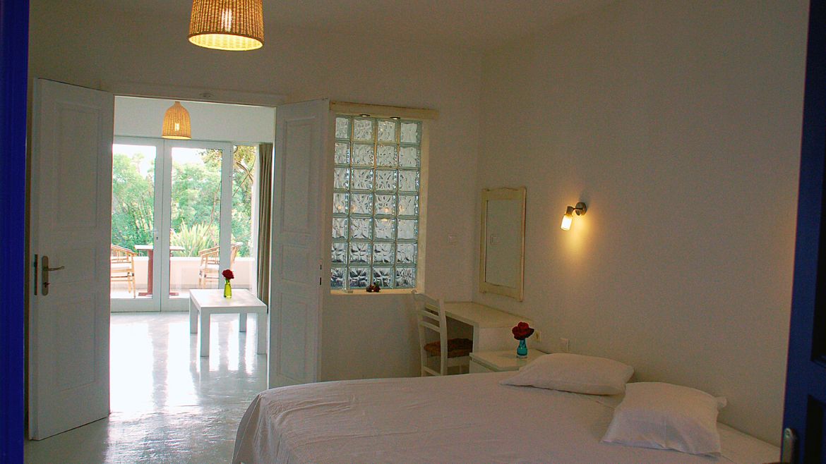 Naxos: Das Deluxe Appartement verfügt über zwei Zimmer Naxos: Das Deluxe Appartement verfügt über zwei Zimmer