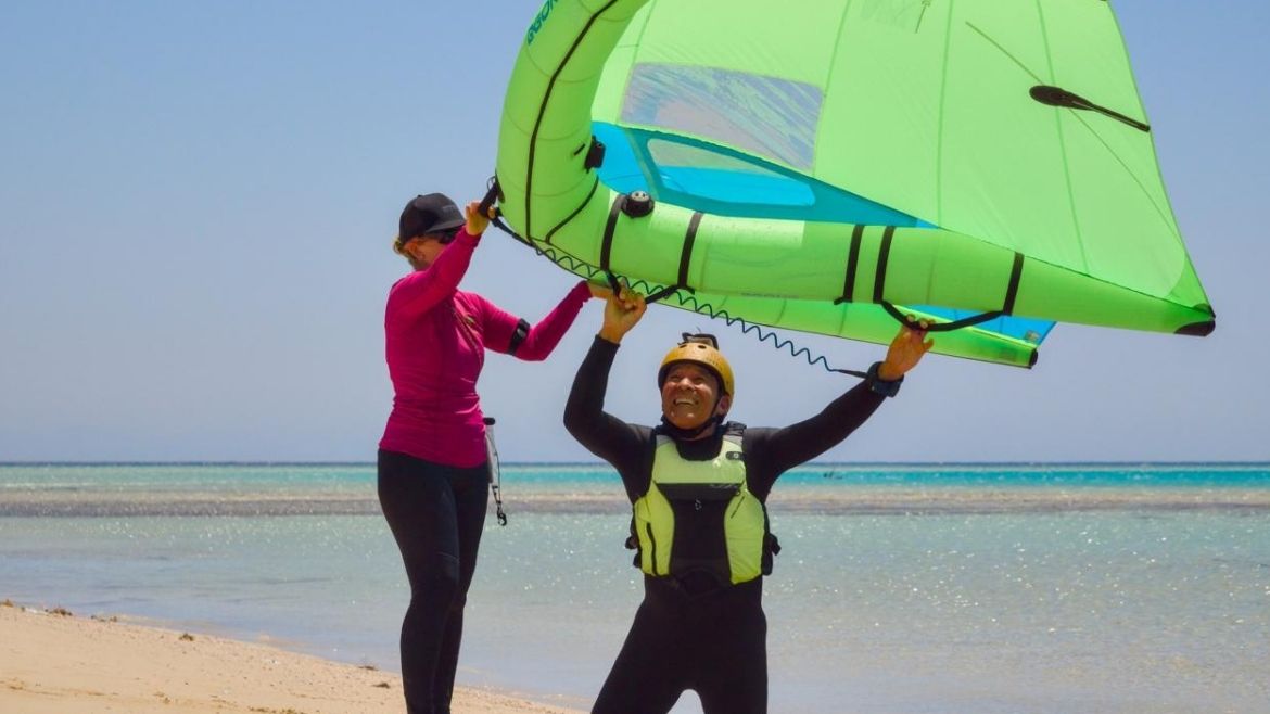 Die ersten Übungen an Land