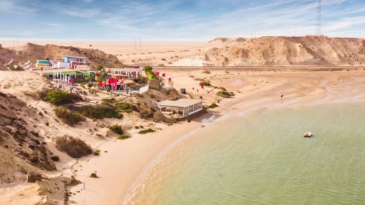 Dakhla: Das Camp direkt an der Lagune