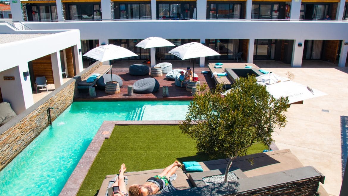 Langebaan: Außenbereich des Kitehotels Langebaan: Außenbereich des Kitehotels