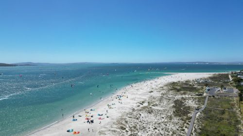 Langebaan: Der Hauptstrand bietet jede Menge Platz Langebaan: Der Hauptstrand bietet jede Menge Platz