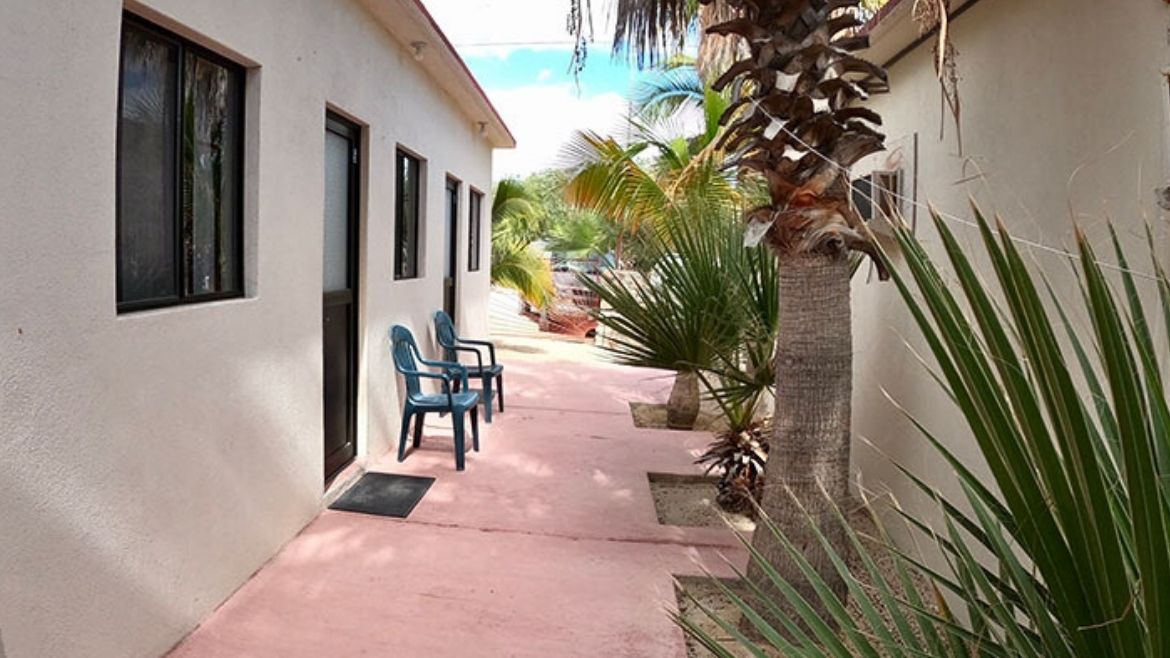 Außenbereich der Basic Zimmer