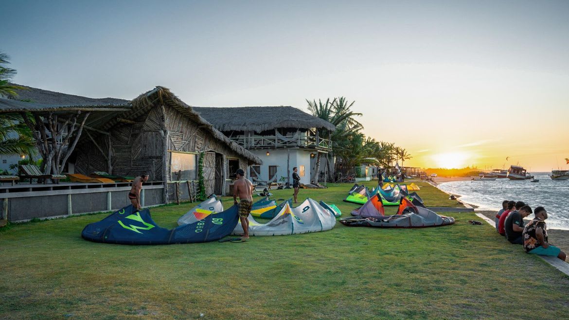 Ilha do Guajiru: Die Ilha do Guajirú ist beliebt unter den Kitern