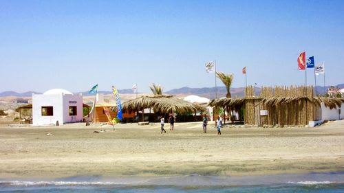 El Naaba: Blick auf die Kite- und Wing/Windsurf Station