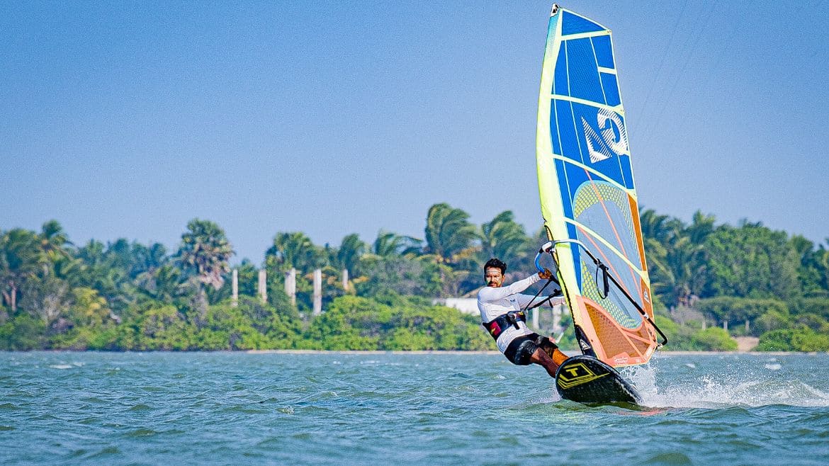 Kalpitiya: Die Lagune an der Station ist perfekt für Freerider und Freestyler