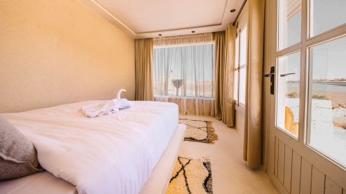 Dakhla: Die Premium Bungalows verfügen über einen tollen Ausblick Dakhla: Die Premium Bungalows verfügen über einen tollen Ausblick