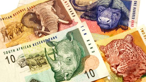 Langebaan: Die südafrikanische Währung Rand Langebaan: Die südafrikanische Währung Rand