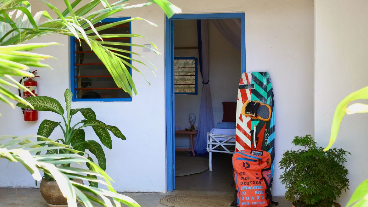 Kilifi: Außenansicht der Surfer Economy Zimmer Kilifi: Außenansicht der Surfer Economy Zimmer